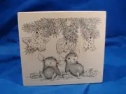 Stamper- "House Mouse" by Santa Rosa Rare 1998 #201 Christmas Cookie Eaters