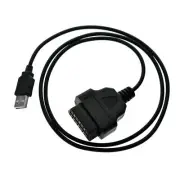 16Pin OBD2 To USB Port Charger Adapter Cable Connector Diagnostic Tool