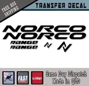 Norco range style Frame Decals sticker - set of 6 Gloss mtb enduro Downhill