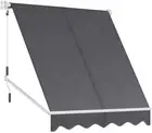 Outdoor Blinds, 2.1 X 2.1M Privacy Screen Window Blind Retractable Pivot Arm Awn