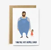 You're My Hero, Dad (large card)