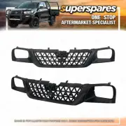Black Grille for Mitsubishi Triton 2WD MK Suit 2Bs Headlight 06/2001-06/2006 (for: Mitsubishi)