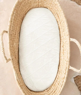 Love to Dream Cotton Mattress Protector Quilted Bassinet Sheet | Waterproof, ...