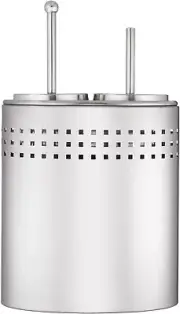 Efficient Toilet Brush and Plunger Set with Quick Dry Base - Space-Saving Design