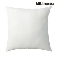 在飛比找momo購物網優惠-【MUJI 無印良品】聚酯纖維可水洗抱枕 43*43cm