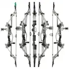 Mini Archery Compound Bow 16.4inches 16lbs Range 40-50meters 4/8pcs Arrow