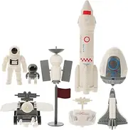 WEKAMOS 1Set Space Exploration for Educational Funny Rockets for Imaginative Play and Space Knowledge Development Engaging Stem for Boys and Design