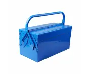 16 Inch Metal Tool Box Portable Cantilever Steel Tool Chest Cabinet 5-Tray