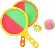 JOINPAYA 4pcs Set Fitness Racket Suit Ball Game Toy for Boys and Girls Sticky Ball Racket Set Parent-Child Sports Toys Random Style