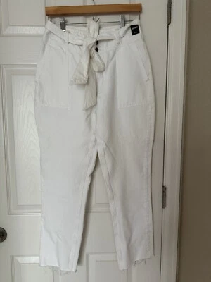 Abercrombie & Fitch Paperbag Jeans Cream 27