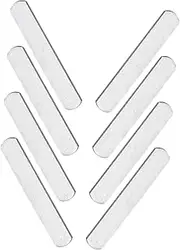 NULYLU Electroplated Weight Plates for Men 8 Pcs Steel Plates Body Building Accessory Flat Weight Workout Kit Training Supply