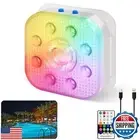 HL Submersible Pool Lights with Remote, Wireless RGB LED Floating Light,Water