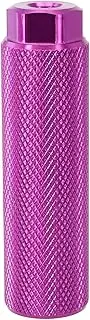 Universal Bike Pegs, Anti Skid Design, Suitable for Road and Mountain Bikes, Silver (purple)