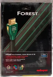 Audioquest Forest HDMI High Speed With Ethernet Audio Return & 3D 2m/6’7” 4K