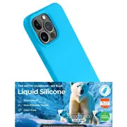 iPhone 15 Pro Max Liquid Silicone Case Cover - Washable, Shock-Proof, Drop-Resistant, Ultra-Soft, Scratch-Free, Durable-Blue
