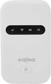 Mobile Hotspot, 4G LTE USB Modem, 300Mbps Speed Wireless Mobile Hotspot with SIM Card Slot, UP to 10 Users, 3000MAh Long Lasting Rechargeable Battery Router for Travel, Business