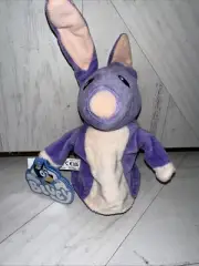 Bluey Friends Bob Bilby The Kangaroo 8" Plush Puppet Purple Stuffed Animal NEW