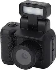 Mini Digital Camera, 1080P Thumb Camera with 1.44In Color Screen, Charging Base, Reversible Flash, Vintage Images, Portable Video Record for School Travel