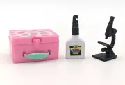 Mini Brands Strawberry Case, Microscope and Crayola Washable Glue