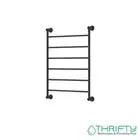 Fienza Lillian Heated Towel Rail 600 x 800mm Matte Black