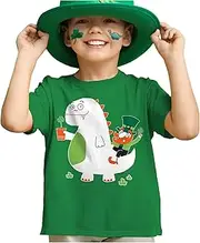 [Tstars] ST. Patrick's Day Leprechaun Dragon Clover Toddler Kids T-Shirt