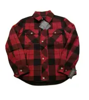 Pendleton Buffalo Plaid Mount Hood Flannel Wool Blend Jacket Mens Small NWT