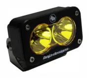 Baja Designs S2 PRO Universal LED Light Flood Work Amber Lens