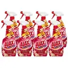 8x Ajax 475ml Spray N' Wipe Multipurpose Trigger Cleaner Bottle Vanilla/Berries