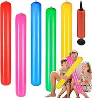 Inflatable Pool Noodle | Pool Float Noodles - Inflatable Stick, Portable Float, Outdoor Water Game Toy for Travel Lake Beach Sports Activities