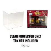Protector For Funko Bitty Pop Towns Bart Simpson & Kwik-E-Mart