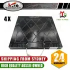 4x Hiab Crane drill rig cherry picker caravan outrigger ground pad 400x400x40mm