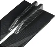 2.2M Side Skirts Extension Rocker Panels Lip Splitters Diffuser Winglet Wings Compatible for BMW F20 F21 2015-2019 Car Accessories(Carbon Fiber Look)