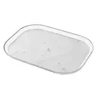 1X(Turntable Organizer for Refrigerator 360 Rotatable Rectangle Storage3995