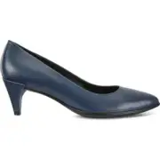 Women's ECCO Shape 45 Pointy Sleek Pump Navy sz 10-10.5