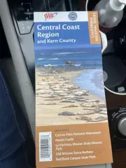 AAA Central Coast And Kern County Region Map Free Shipping