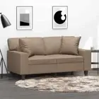 2 PCS Throw Pillows Faux Leather Home Sofa Cushion Decor With PP Cotton Insert