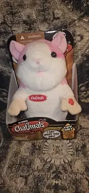 Talking Chatimals Hamster, I SAY WHAT YOU SAY!!! New In Box Pink