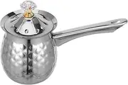 Convenient Frothing Cup Latte Art Pitcher Stainless Steel Milk Pitcher for Coffee Tea Smoothie Making Random