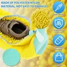 2Pcs Shoe Washing Machine Bag Polyester Shoe Wash Bag with Zipper Anti lepEm