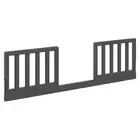 Stork Craft USA Universal Wood Toddler Safety Guardrail Kit in Gray