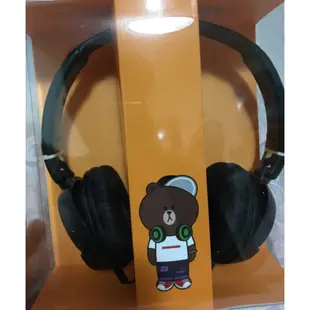 LINE 熊大 頭戴式耳機