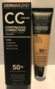 DERMABLEND Continuous Correction CC CREAM SPF 50+ (SHADE: 20N) *new-in-box**