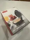 Dash Mini 4" Waffle Maker Non Stick 350 Watts Red Brand
