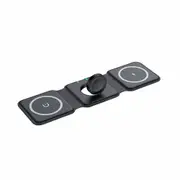 Foldable 3-in-1 Magnetic Wireless Charger Pad For Apple Watch Air Pods iPhone Android