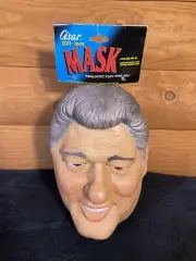 New Vintage President Bill Clinton Halloween Mask 1992 Cesar