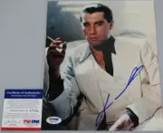 JOHN TRAVOLTA Hand Signed 8'x10' Photo + PSA DNA COA H87792