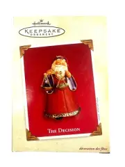 2003 Hallmark Keepsake Ornament “ The Decision” Good Or Bad ? NIB