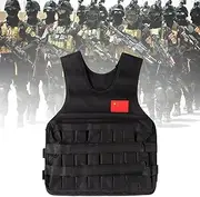 Exercise Sports Fitness Vest 20 kg Load Black Weighted Vest 20K G Training Vest