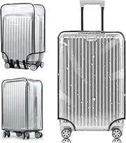 [Heeke] Clear PVC Travel Suitcase Cover-Protectors - Clear PVC Luggage Cover Suitcase Cover Protectors,Luggage Cover Protector Bag PVC Clear Suitcase Cover Protectors Travel Luggage Protector Cover