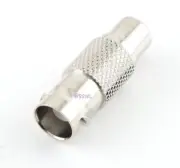 BNC Female to RCA Female Coax Adapter Connector 2-Pcs - USA Ham Radio Seller